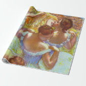 De blauwe dansers van Edgar Degas Cadeaupapier (Uitgerold)