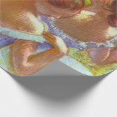 De blauwe dansers van Edgar Degas Cadeaupapier (Hoek)