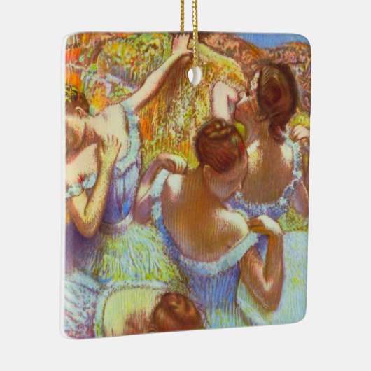 De blauwe dansers van Edgar Degas Keramisch Ornament (Rechts)