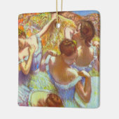 De blauwe dansers van Edgar Degas Keramisch Ornament (Links)