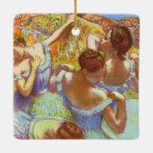 De blauwe dansers van Edgar Degas Keramisch Ornament (Achterkant)