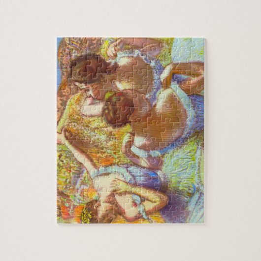 De blauwe dansers van Edgar Degas Legpuzzel (Verticaal)
