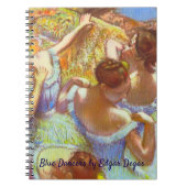 De blauwe dansers van Edgar Degas Notitieboek (Voorkant)