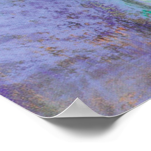 De blauwe dansers van Edgar Degas Poster (Hoek)