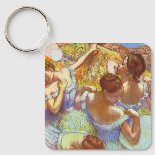 De blauwe dansers van Edgar Degas Sleutelhanger (Voorkant)