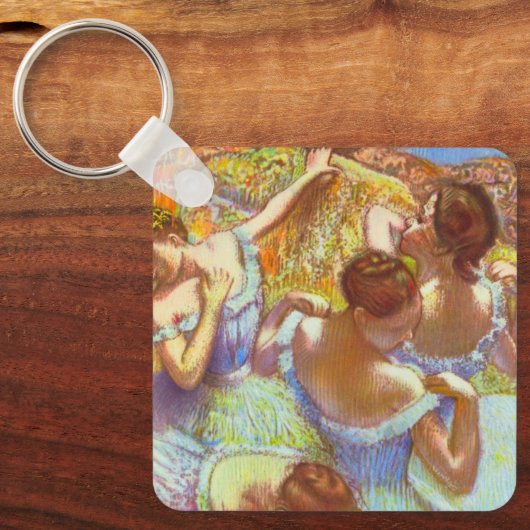 De blauwe dansers van Edgar Degas Sleutelhanger (Voorkant)