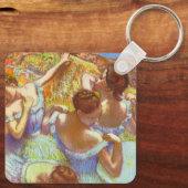 De blauwe dansers van Edgar Degas Sleutelhanger (Achterkant)