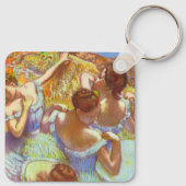 De blauwe dansers van Edgar Degas Sleutelhanger (Achterkant)