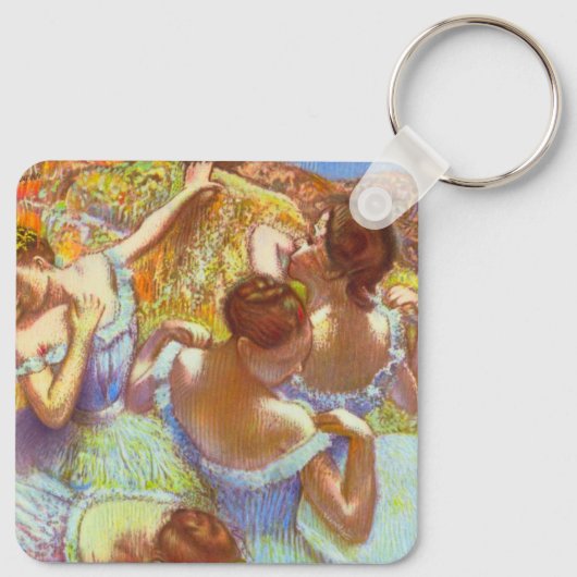 De blauwe dansers van Edgar Degas Sleutelhanger (Achterkant)