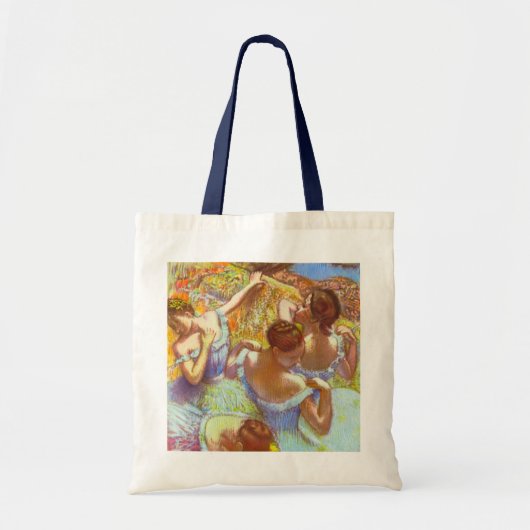 De blauwe dansers van Edgar Degas Tote Bag (Voorkant)