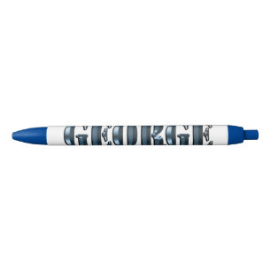 De blauwe dimensie van George Inkt Pen