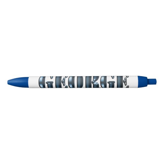 De blauwe dimensie van George Inkt Pen (Voorkant)