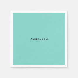 De blauwe doos servet