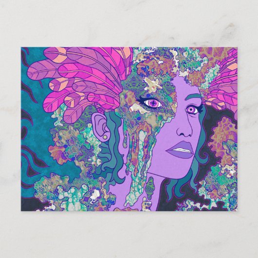 De Blauwe Engel Briefkaart (Voorkant)