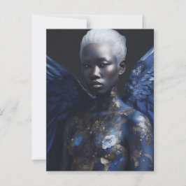 De blauwe engel briefkaart