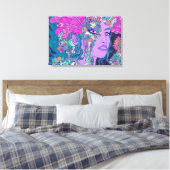 De Blauwe Engel Canvas Afdruk (Insitu (Slaapkamer))