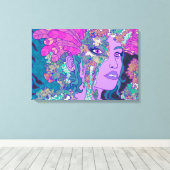 De Blauwe Engel Canvas Afdruk (Insitu (Houten vloer))