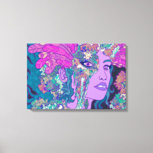 De Blauwe Engel Canvas Afdruk