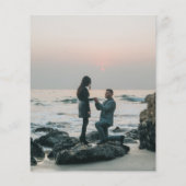 De Blauwe Floral van de begroting met Foto sparen  (Achterkant)