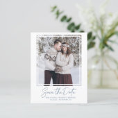 De Blauwe Foto van het budget sparen de Datum (Staand voorkant)