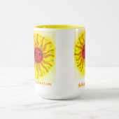 De blauwe gitarist "Sundial" koffie-Mok Mok (Midden)