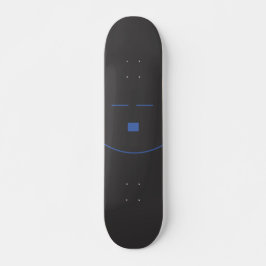 De blauwe glimlach persoonlijk skateboard