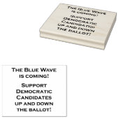 DE BLAUWE GOLF KOMT ERAAN! RUBBERSTEMPEL (Gestempeld)