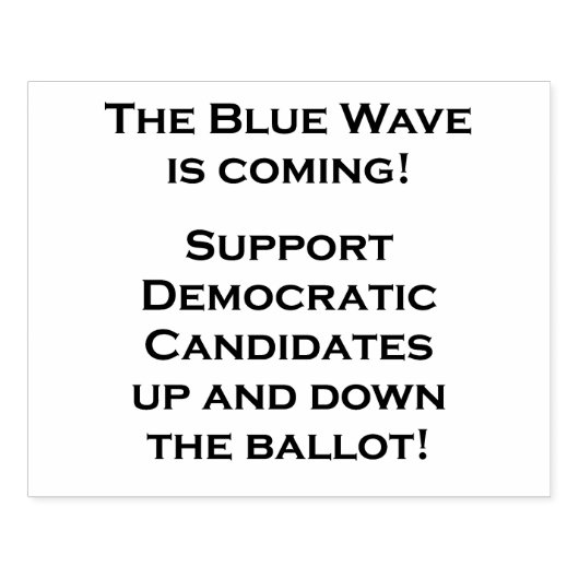 DE BLAUWE GOLF KOMT ERAAN! RUBBERSTEMPEL (Afrduk)