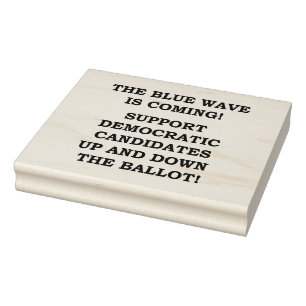 DE BLAUWE GOLF KOMT ERAAN! RUBBERSTEMPEL