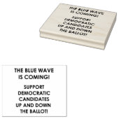 DE BLAUWE GOLF KOMT ERAAN! RUBBERSTEMPEL (Gestempeld)