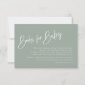 De Blauwe/Groene Boeken van het Baby shower van de (Voorkant)