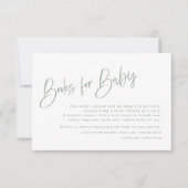 De Blauwe/Groene Boeken van het Baby shower van de (Voorkant)