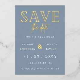 De blauwe handgeschreven de Foto van het Manuscrip Folie Uitnodiging