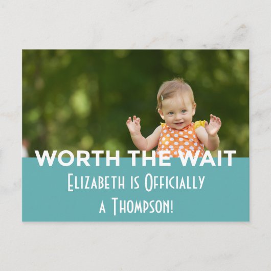 De blauwe Heldere Moderne Aankondigingen van de (Voorkant)