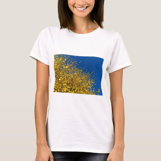 De Blauwe Hemel van de herfst T-shirt (Voorkant)