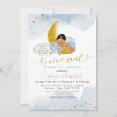 De Blauwe Hemel van de Maan stuurde Mexicaans Baby Kaart (Voorkant)