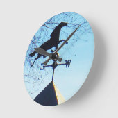 De Blauwe Hemel van de Windwijzer van het paard Ronde Klok (Hoek)