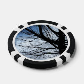 De blauwe Hemelen en Spaanders van de Pook van de Poker Chips (Enkel)