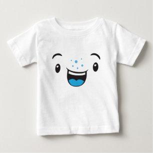 De blauwe het Glimlachen Kinder Kleding van het