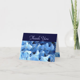 De blauwe Hydrangea hortensia dankt u Kaart 2
