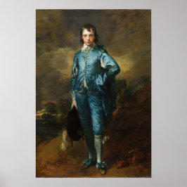 De blauwe jongen poster