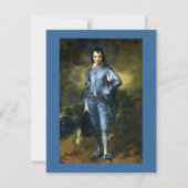 De blauwe jongen van Thomas Gainsborough Kaart (Voorkant)