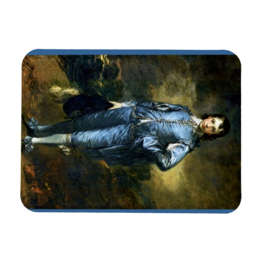De blauwe jongen van Thomas Gainsborough Magneet (Horizontaal)