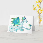 De blauwe Kaart van de Draak van het Ijs (Gele Bloem)