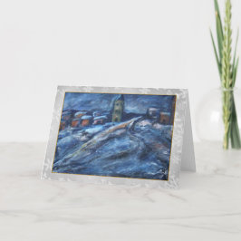 De blauwe Kaart van de Kunst van de Stad van de