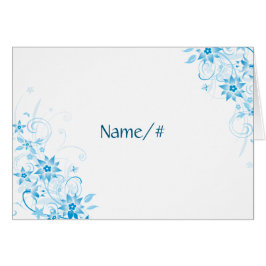 De blauwe Kaart van de Lijst van de Bloem van de