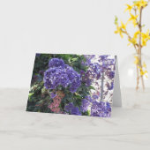 De blauwe Kaart van de Verjaardag van de Sterren (Gele Bloem)