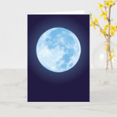 De blauwe Kaart van de Volle maan (Gele Bloem)