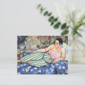De blauwe kamer van Suzanne Valadon Briefkaart (Staand voorkant)
