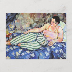 De blauwe kamer van Suzanne Valadon Briefkaart